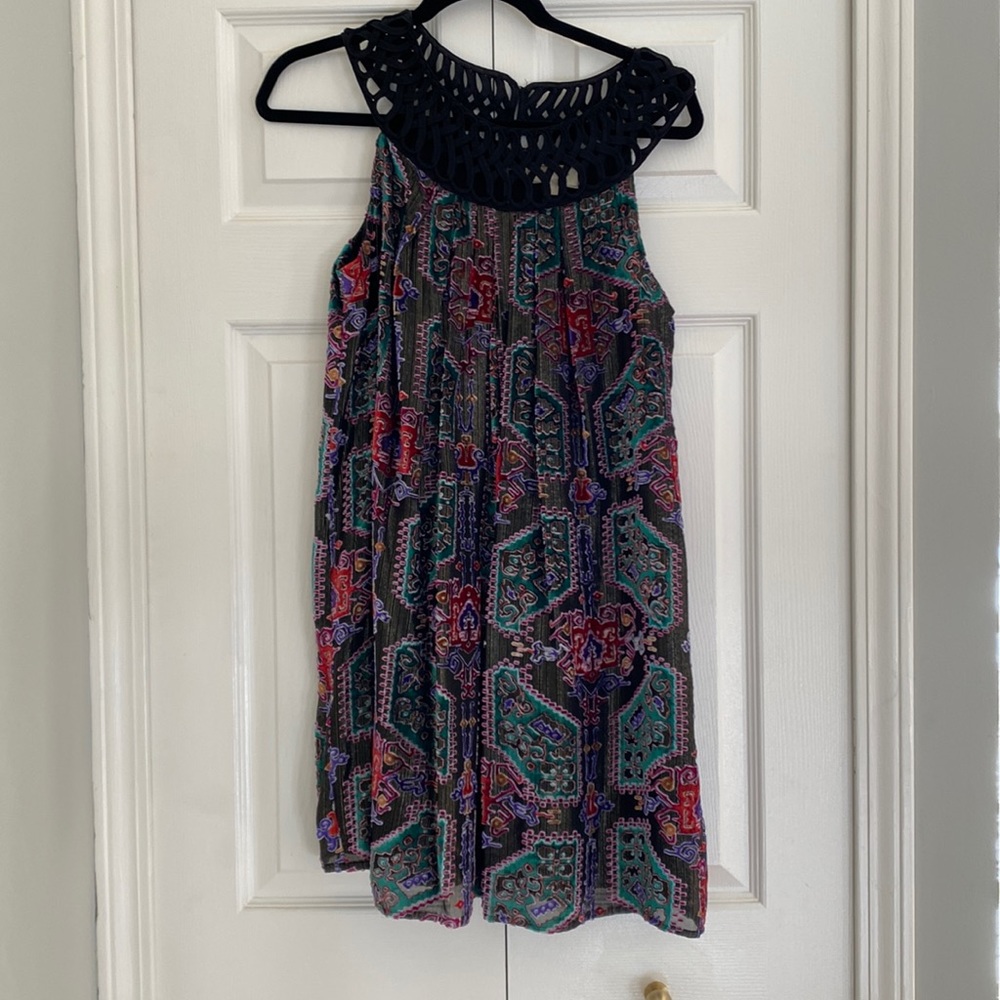 Anthropologie velvet dress